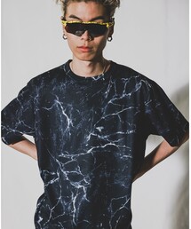 BEAMS | BEAMS / メッシュ プリント ルーズTシャツ(Tシャツ/カットソー)