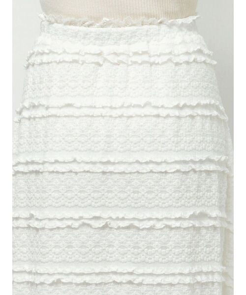 merry jenny（メリージェニー）の「レースギャザースカート（スカート・レディース・ブラック/オフホワイト・FREE）」の13枚目の写真