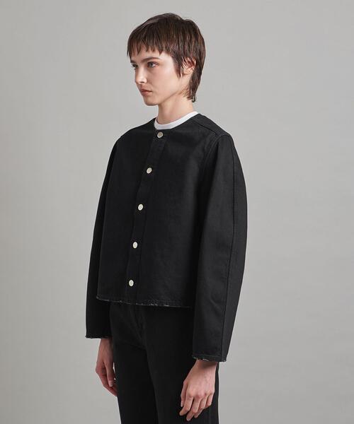 LOEFF（ロエフ）の「＜LOEFF＞11OZ ブラック デニムジャケット（デニムジャケット・レディース・ブラック・0/1）」の3枚目の写真