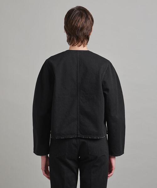 LOEFF（ロエフ）の「＜LOEFF＞11OZ ブラック デニムジャケット（デニムジャケット・レディース・ブラック・0/1）」の5枚目の写真