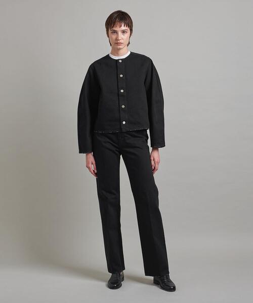 LOEFF（ロエフ）の「＜LOEFF＞11OZ ブラック デニムジャケット（デニムジャケット・レディース・ブラック・0/1）」の7枚目の写真