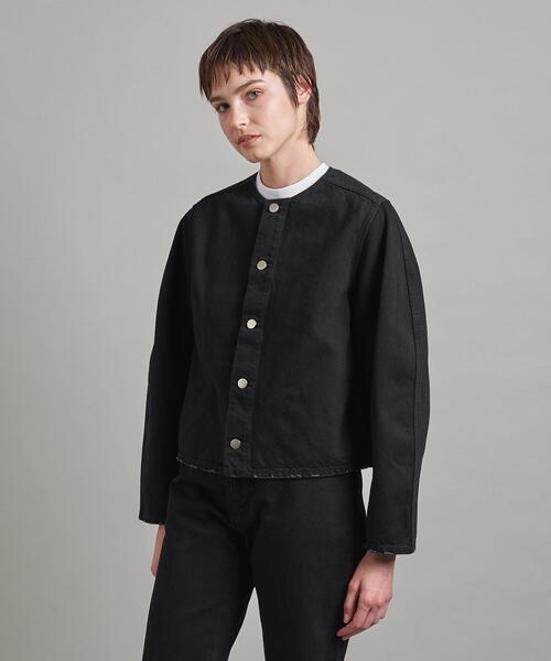 LOEFF（ロエフ）の「＜LOEFF＞11OZ ブラック デニムジャケット（デニムジャケット・レディース・ブラック・0/1）」の8枚目の写真