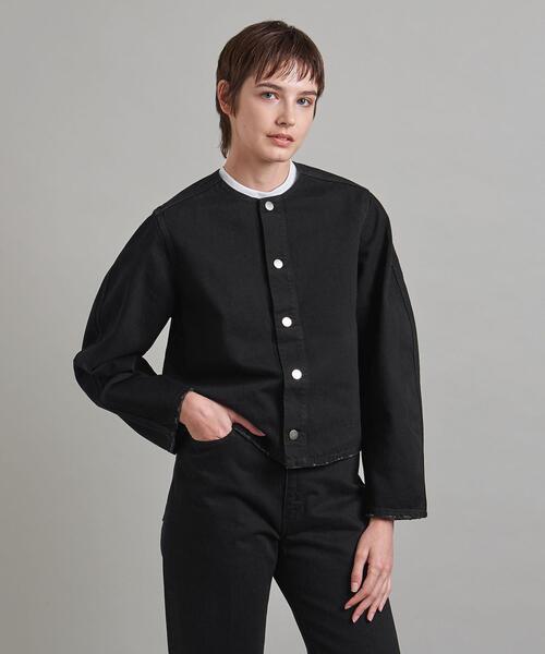 LOEFF（ロエフ）の「＜LOEFF＞11OZ ブラック デニムジャケット（デニムジャケット・レディース・ブラック・0/1）」の9枚目の写真