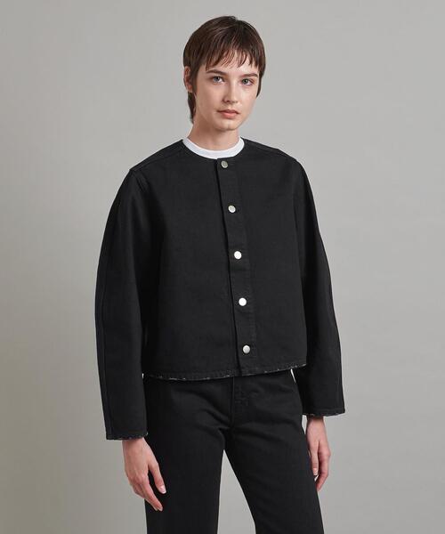 LOEFF（ロエフ）の「＜LOEFF＞11OZ ブラック デニムジャケット（デニムジャケット・レディース・ブラック・0/1）」の10枚目の写真