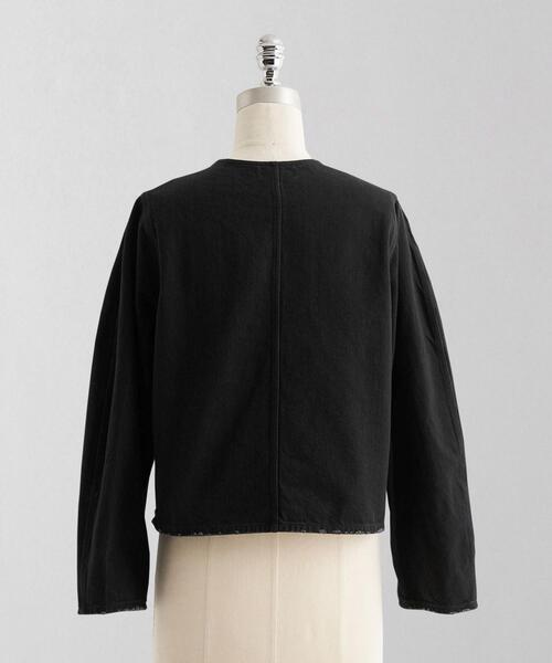 LOEFF（ロエフ）の「＜LOEFF＞11OZ ブラック デニムジャケット（デニムジャケット・レディース・ブラック・0/1）」の11枚目の写真