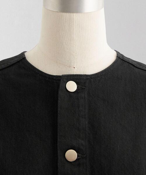 LOEFF（ロエフ）の「＜LOEFF＞11OZ ブラック デニムジャケット（デニムジャケット・レディース・ブラック・0/1）」の12枚目の写真