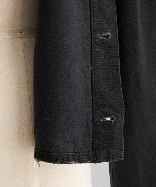 LOEFF（ロエフ）の「＜LOEFF＞11OZ ブラック デニムジャケット（デニムジャケット・レディース・ブラック・0/1）」の15枚目の写真