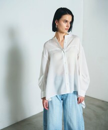 GRACE CONTINENTAL | バックシャンオーバーシャツ(シャツ/ブラウス)