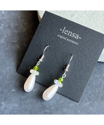 【-lensa-】樹脂パールの小ぶりピアス２(MA)
