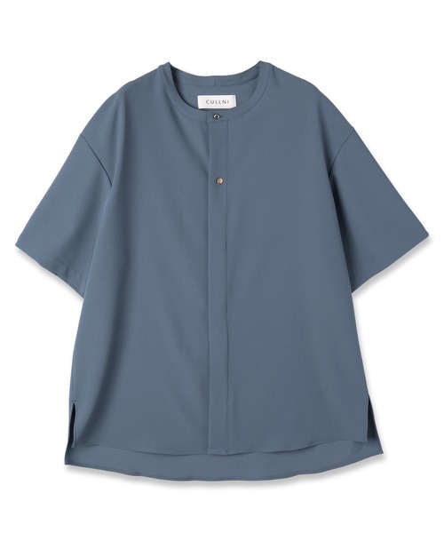 CULLNI◆24SS/半袖シャツ/1/ポリエステル/GRY/24-SS-043 CULLNI◇24SS/半袖シャツ/1/ポリエステル/GRY/24-SS-043