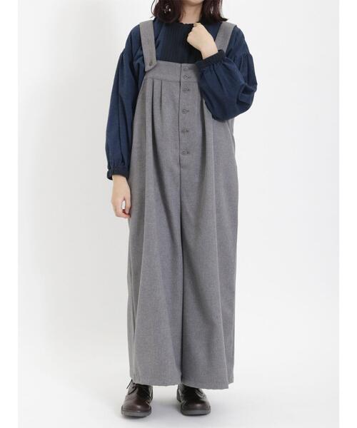 Samansa Mos2（サマンサ モスモス）の「配色ピンタッククルーネックブラウス（シャツ/ブラウス・レディース・ネイビー/ベージュ/キナリ/チャコールグレー・F）」の19枚目の写真