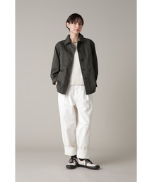 美品 MHL クロップドコットントラウザーズ 3 ブラウン 81004020b_b_15_215.jpg