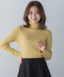 ラメタートルリブニット≪手洗い可能≫