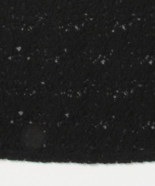 BEAMS LIGHTS Women's（ビームスライツ ウィメンズ）の「BEAMS LIGHTS / レースロングスリーブプルオーバー（シャツ/ブラウス・レディース・ホワイト系その他/ブラック・36/38）」の13枚目の写真