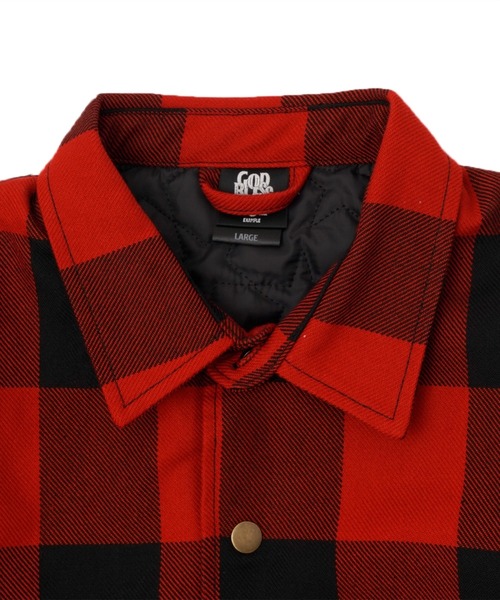 GOD BLESS YOU(ゴッドブレスユー)の「GOD BLESS YOU CHECK SHIRTS JACKET(その他アウター・メンズ・レッド/ブラック・M/L)」の22枚目の写真