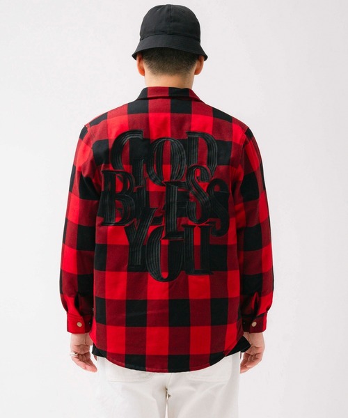 GOD BLESS YOU(ゴッドブレスユー)の「GOD BLESS YOU CHECK SHIRTS JACKET(その他アウター・メンズ・レッド/ブラック・M/L)」の16枚目の写真