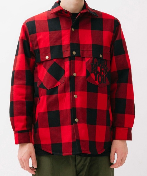 GOD BLESS YOU(ゴッドブレスユー)の「GOD BLESS YOU CHECK SHIRTS JACKET(その他アウター・メンズ・レッド/ブラック・M/L)」の20枚目の写真