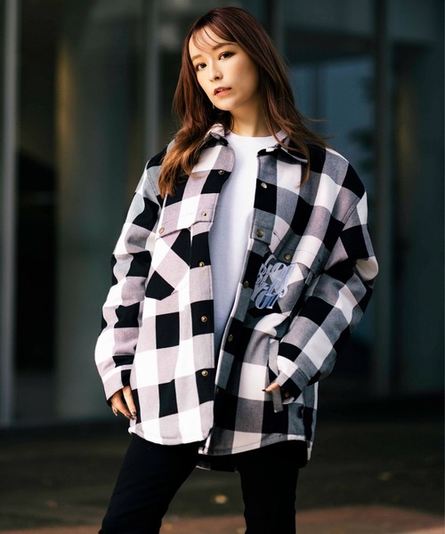 GOD BLESS YOU(ゴッドブレスユー)の「GOD BLESS YOU CHECK SHIRTS JACKET(その他アウター・メンズ・レッド/ブラック・M/L)」の7枚目の写真