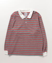 BEAVER | B omnivore/ビーオムニボー  Pile Border POLO(ポロシャツ)