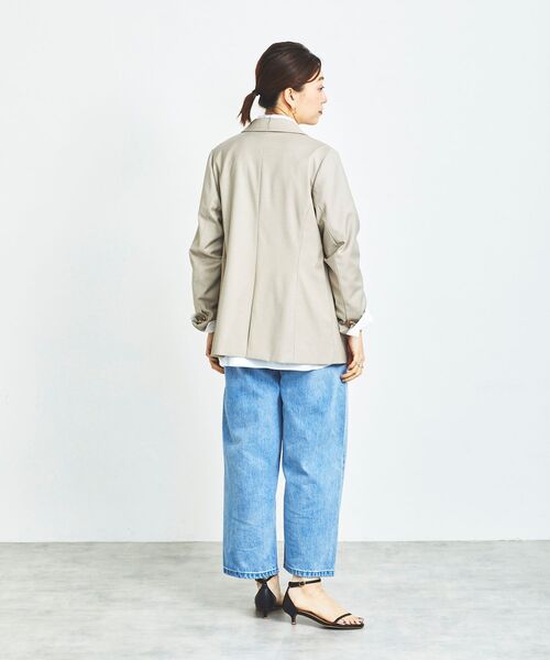 le.coeur blanc（ルクールブラン）の「ダブルブレストジャケット（その他アウター・レディース・モカ/ネイビー・38）」の21枚目の写真