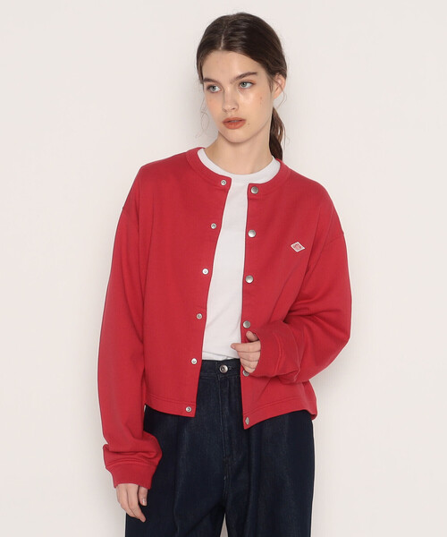 DANTON（ダントン）の「WOMEN'S COTTON TERRY CREW NECK CARDIGAN