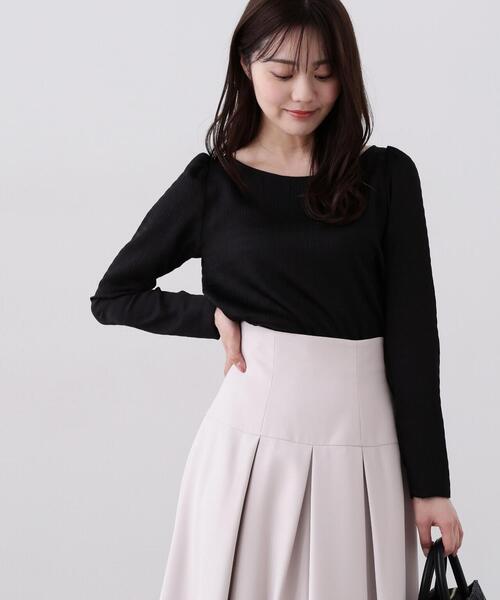 PROPORTION BODY DRESSING（プロポーションボディドレッシング）の「シュリンクブラウス / 1214110301（シャツ/ブラウス・レディース・ホワイト系その他/ライトグリーン/ブラック・SMALL/MEDIUM）」の5枚目の写真