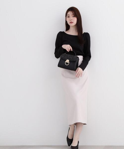 PROPORTION BODY DRESSING（プロポーションボディドレッシング）の「シュリンクブラウス / 1214110301（シャツ/ブラウス・レディース・ホワイト系その他/ライトグリーン/ブラック・SMALL/MEDIUM）」の12枚目の写真