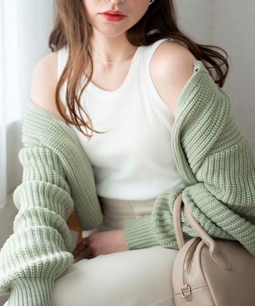 WEGO（ウィゴー）の「WEGO/シンプルタンク（タンクトップ・レディース・ブラック/ホワイト/その他1/その他2・FREE）」の2枚目の写真