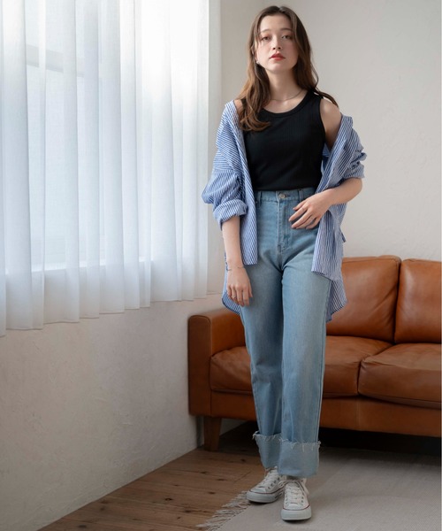 WEGO（ウィゴー）の「WEGO/シンプルタンク（タンクトップ・レディース・ブラック/ホワイト/その他1/その他2・FREE）」の20枚目の写真