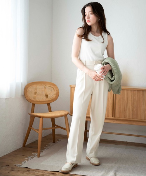 WEGO（ウィゴー）の「WEGO/シンプルタンク（タンクトップ・レディース・ブラック/ホワイト/その他1/その他2・FREE）」の5枚目の写真