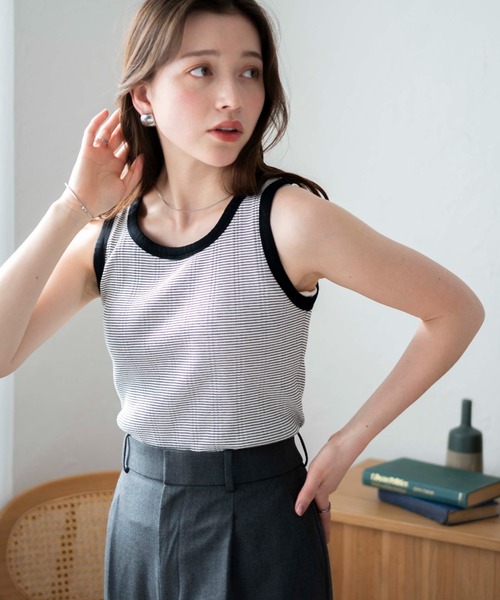 WEGO（ウィゴー）の「WEGO/シンプルタンク（タンクトップ・レディース・ブラック/ホワイト/その他1/その他2・FREE）」の21枚目の写真