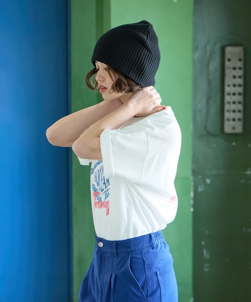 PBLIM(ページボーイリム)の「PBLIM/サンダーグラフィックT(Tシャツ/カットソー・レディース・ネイビー/グレー/オフホワイト・MEDIUM/LARGE)」の7枚目の写真