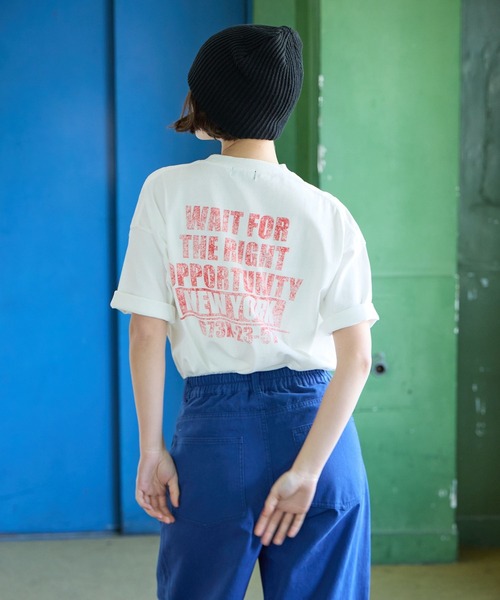 PBLIM(ページボーイリム)の「PBLIM/サンダーグラフィックT(Tシャツ/カットソー・レディース・ネイビー/グレー/オフホワイト・MEDIUM/LARGE)」の8枚目の写真