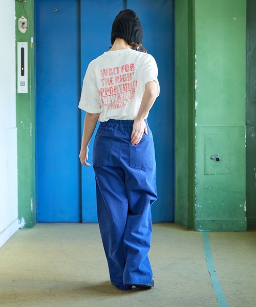 PBLIM(ページボーイリム)の「PBLIM/サンダーグラフィックT(Tシャツ/カットソー・レディース・ネイビー/グレー/オフホワイト・MEDIUM/LARGE)」の10枚目の写真