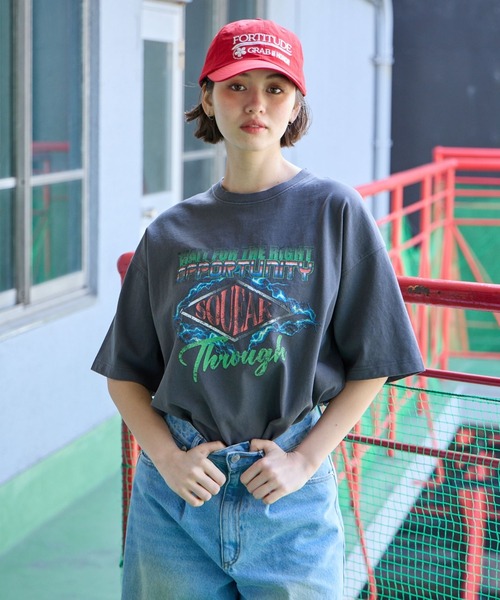 PBLIM(ページボーイリム)の「PBLIM/サンダーグラフィックT(Tシャツ/カットソー・レディース・ネイビー/グレー/オフホワイト・MEDIUM/LARGE)」の11枚目の写真