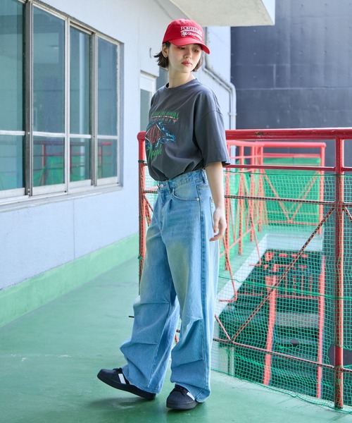 PBLIM(ページボーイリム)の「PBLIM/サンダーグラフィックT(Tシャツ/カットソー・レディース・ネイビー/グレー/オフホワイト・MEDIUM/LARGE)」の18枚目の写真