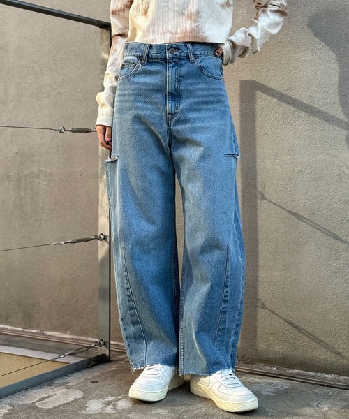 CIAOPANIC（チャオパニック）の「カーブデニムパンツ（デニム