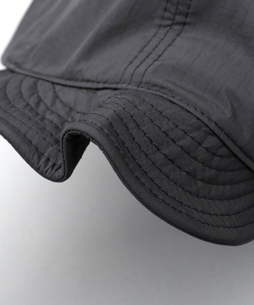 Basiquenti（ベーシックエンティ）の「リップストップナイロン サイドメッシュ ドローコードアジャスター アンパイアキャップ（キャップ・メンズ・ブラック/ベージュ/グレー・FREE）」の14枚目の写真