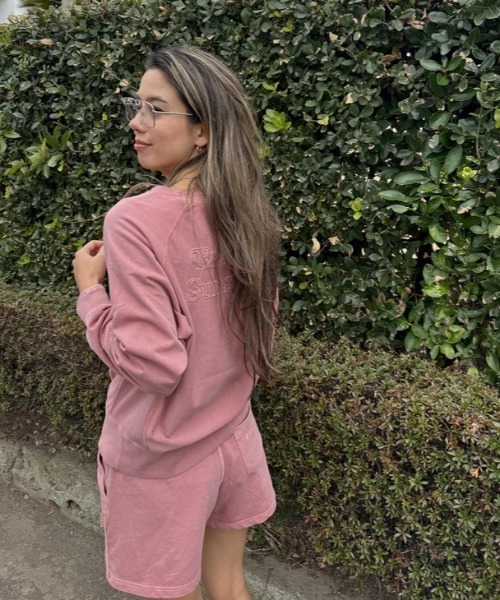 ROXY(ロキシー)の「COLORS PULLOVER/ロキシー裏毛トップス(Tシャツ/カットソー・レディース・バーガンディー/グリーン/インディゴブルー/ベージュ・LARGE/SMALL/MEDIUM)」の20枚目の写真