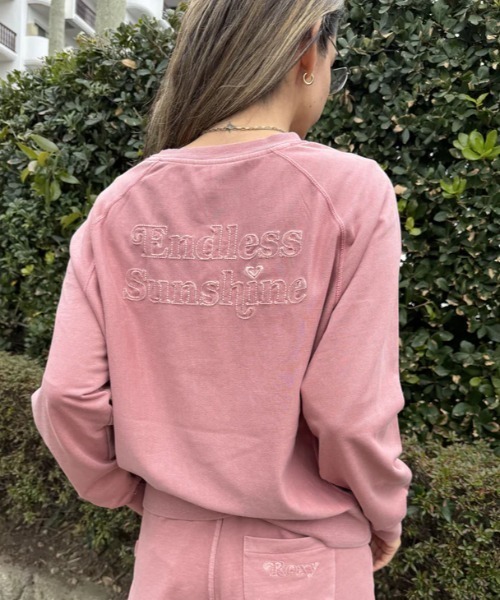 ROXY(ロキシー)の「COLORS PULLOVER/ロキシー裏毛トップス(Tシャツ/カットソー・レディース・バーガンディー/グリーン/インディゴブルー/ベージュ・LARGE/SMALL/MEDIUM)」の21枚目の写真