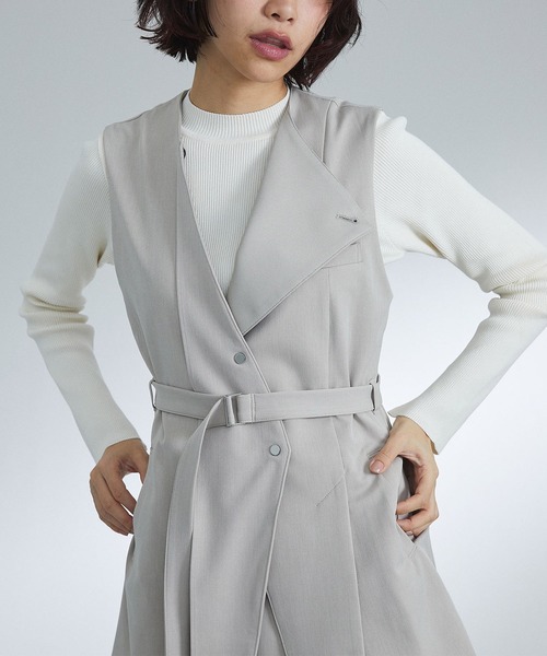 UNITED TOKYO(ユナイテッドトウキョウ)の「ノーマルクリアベスト(ベスト・レディース・ブラック/ベージュ・FREE)」の16枚目の写真