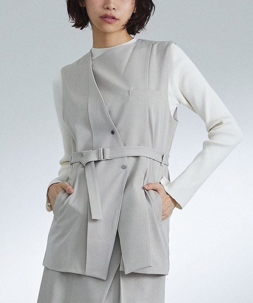 UNITED TOKYO(ユナイテッドトウキョウ)の「ノーマルクリアベスト(ベスト・レディース・ブラック/ベージュ・FREE)」の12枚目の写真