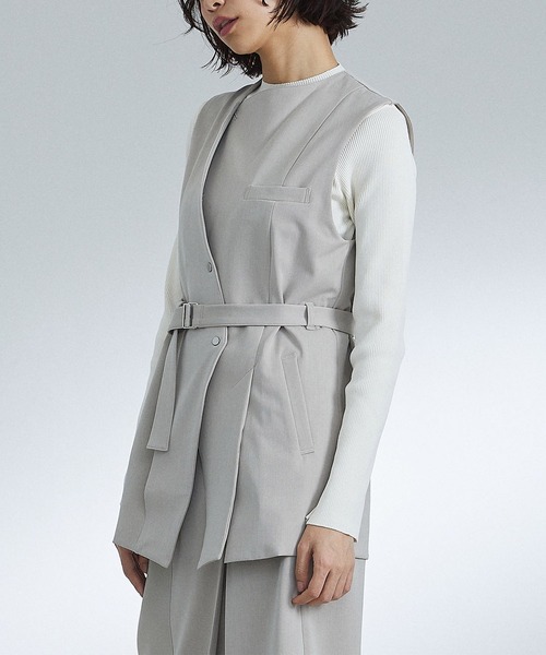 UNITED TOKYO(ユナイテッドトウキョウ)の「ノーマルクリアベスト(ベスト・レディース・ブラック/ベージュ・FREE)」の13枚目の写真