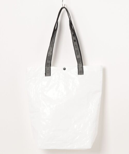 WEEKEND(ER)(ウィークエンダー)の「WEEKEND(ER)/ ウィークエンダー PE COLOR TOTE BAG(トートバッグ・レディース・ホワイト/イエロー/グレー・FREE)」の14枚目の写真