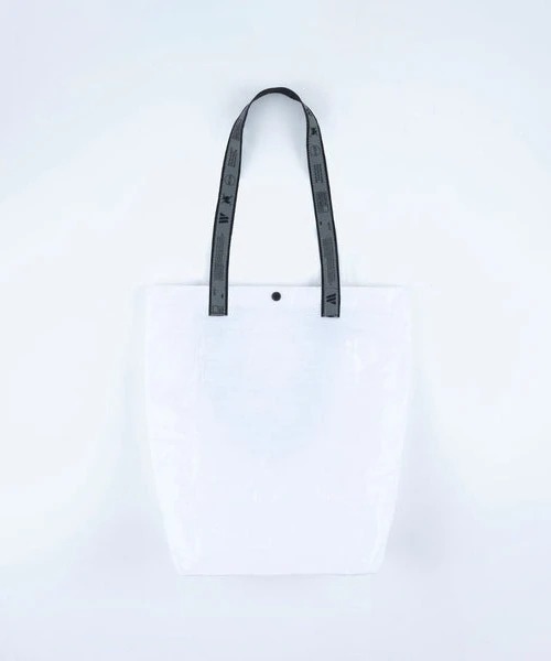 WEEKEND(ER)(ウィークエンダー)の「WEEKEND(ER)/ ウィークエンダー PE COLOR TOTE BAG(トートバッグ・レディース・ホワイト/イエロー/グレー・FREE)」の1枚目の写真