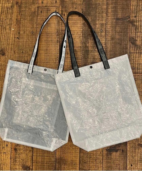 WEEKEND(ER)(ウィークエンダー)の「WEEKEND(ER)/ ウィークエンダー PE COLOR TOTE BAG(トートバッグ・レディース・ホワイト/イエロー/グレー・FREE)」の8枚目の写真