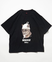 FREAK'S STORE | SAUVENIR/サウベニア SAUVENIR×にぼしら/別注 SAUVENIR NIBOSHI ショートスリーブ フロントプリントTシャツ/にぼし(Tシャツ/カットソー)