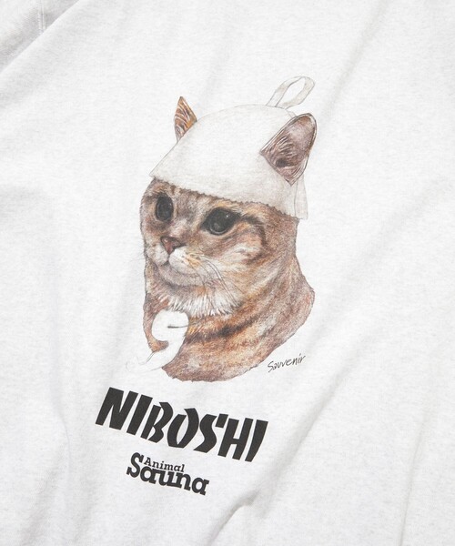 FREAK'S STORE(フリークスストア)の「SAUVENIR/サウベニア SAUVENIR×にぼしら/別注 SAUVENIR NIBOSHI ショートスリーブ フロントプリントTシャツ/にぼし(Tシャツ/カットソー・メンズ・グレー/ブラック/ホワイト・SMALL/MEDIUM/LARGE)」の21枚目の写真