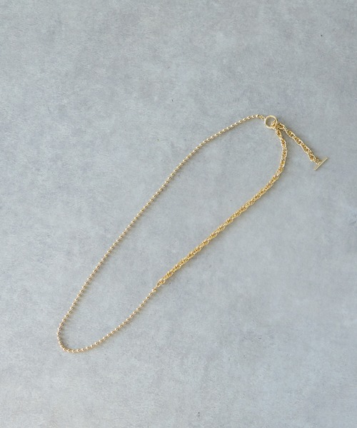 un dix cors（アンディコール）の「スクリューボールチェーンロングネックレス（ネックレス・レディース・ゴールド/シルバー・FREE）」の21枚目の写真