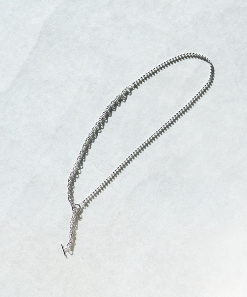 un dix cors（アンディコール）の「スクリューボールチェーンロングネックレス（ネックレス・レディース・ゴールド/シルバー・FREE）」の18枚目の写真